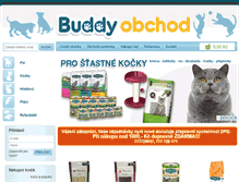 Tablet Screenshot of buddyobchod.cz